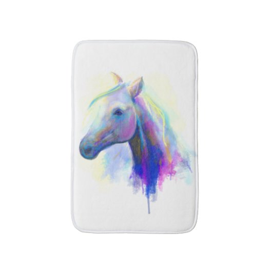 Abstraktes Pferd Bath Mat Badematte (Vorderseite Vertikal)