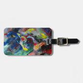 Abstraktes Pferd Gepäckanhänger (Vorderseite horizontal)