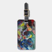 Abstraktes Pferd Gepäckanhänger (Vorderseite vertikal)
