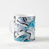 Abstraktes Phantom-Muster. Kaffeetasse (Vorderseite Links)