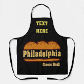Abstraktes Philadelphia-Design fügen Text, Schürze (Vorderseite)