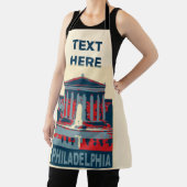 Abstraktes Philadelphia-Design fügen Text, Schürze (InSitu)