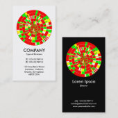 Abstraktes Pi Wheel 02 Visitenkarte (Vorne/Hinten)