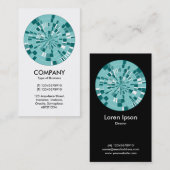 Abstraktes Pi Wheel 05 Visitenkarte (Vorne/Hinten)