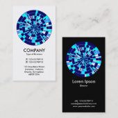 Abstraktes Pi Wheel 07 Visitenkarte (Vorne/Hinten)