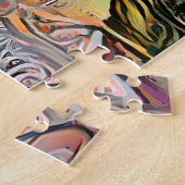 Abstraktes Piano in Farbtönen | Starke Herausforde Puzzle (Seite)