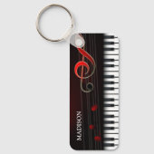 Abstraktes Piano Schlüsselanhänger (Vorderseite)