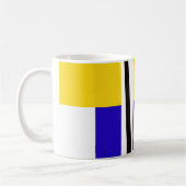 Abstraktes Piet Mondrian Künstlerische Trink-Tass Kaffeetasse (Links)