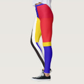 Abstraktes Piet Mondrian  Leggings (Links)