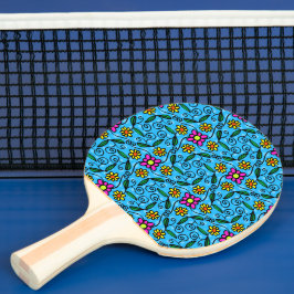 Abstraktes Pingpong Paddle Tischtennis Schläger