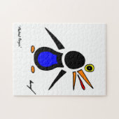 Abstraktes Pinguin Puzzle (Horizontal)