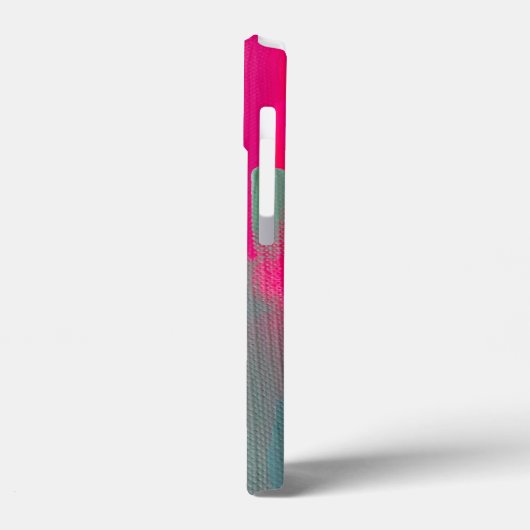 Abstraktes Pink Case-Mate iPhone Hülle (Rückseite / Links)