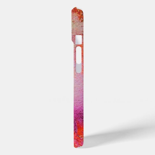 ABSTRAKTES PINK-LILA FLORAL-GELBE-GEM-MONOGRAM C Case-Mate iPhone HÜLLE (Rückseite / Links)