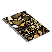 Abstraktes Pinselmuster Notizblock (Rechte Seite)