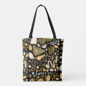Abstraktes Pinselmuster Tasche (Rückseite)