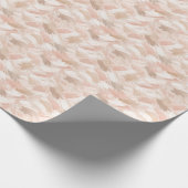Abstraktes Pinselstrichmuster Geschenkpapier (Ecke)