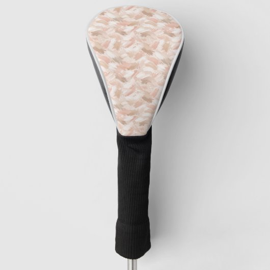 Abstraktes Pinselstrichmuster Golf Headcover (Vorderseite)