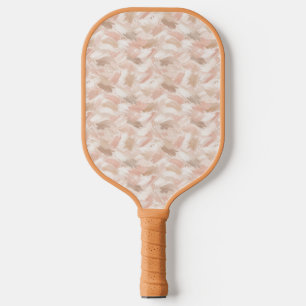 Abstraktes Pinselstrichmuster Pickleball Schläger