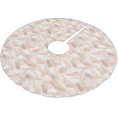 Abstraktes Pinselstrichmuster Polyester Weihnachtsbaumdecke (Schrägansicht)