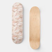 Abstraktes Pinselstrichmuster Skateboard (Vorderseite)
