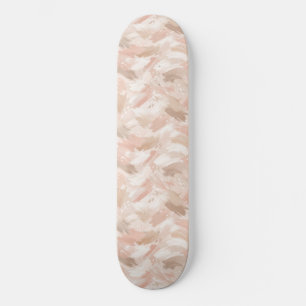 Abstraktes Pinselstrichmuster Skateboard