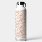 Abstraktes Pinselstrichmuster Trinkflasche (Vorderseite)