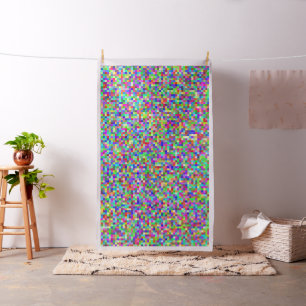 Abstraktes pixeliges RGB-Chaos Stoff
