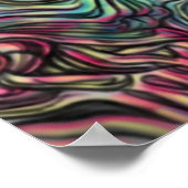 abstraktes Plakat "Air Blob" (Ecke)