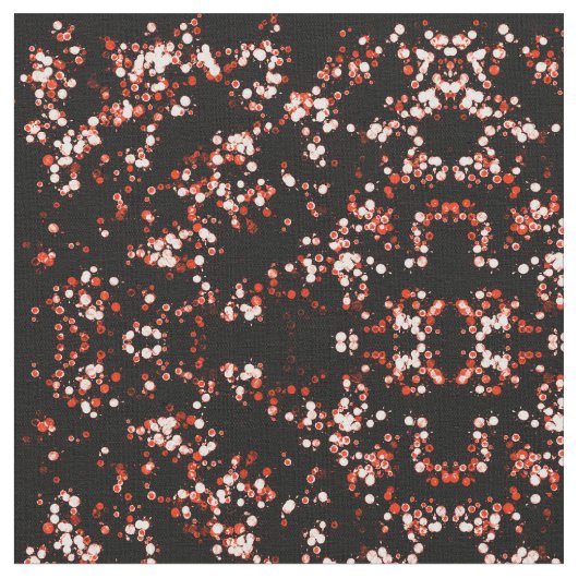 Abstraktes Polka-Punkt-Gewebe Stoff (Nahaufnahme)