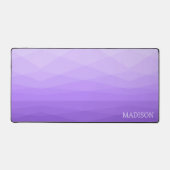 Abstraktes Polygonal-Design Schreibtischunterlage (Vorderseite)