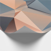 Abstraktes polygonales Mosaikmuster Geschenkpapier (Ecke)