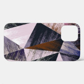 Abstraktes Polygonmuster, bunte Dreiecke. Case-Mate iPhone Hülle (Rückseite (Horizontal))