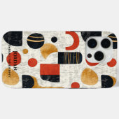 Abstraktes Polynesisches Tapa - Kulturelle Sehensw Case-Mate iPhone Hülle (Rückseite (Horizontal))