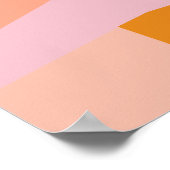 Abstraktes Popart Horse in WPAP Poster (Ecke)