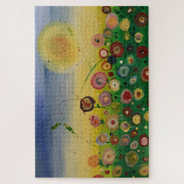 Abstraktes Popper-Feldjigsaw Puzzle