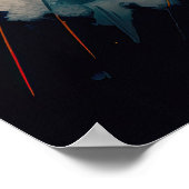 Abstraktes Portrait eines Mannes 3 Poster (Ecke)