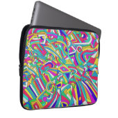 Abstraktes Portrait Laptopschutzhülle (Vorne Rechts)