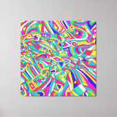 Abstraktes Portrait Leinwanddruck (Vorderseite)