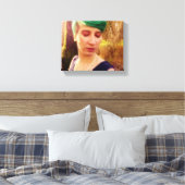 Abstraktes Portrait Leinwanddruck (Insitu (Schlafzimmer))