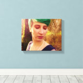 Abstraktes Portrait Leinwanddruck (Insitu (Holzboden))