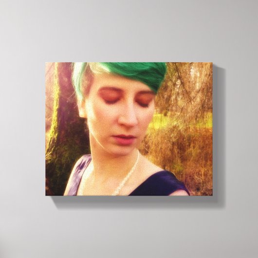 Abstraktes Portrait Leinwanddruck (Vorderseite)