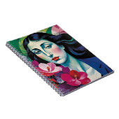 Abstraktes Portrait | Notebook-Journal Notizblock (Rechte Seite)
