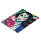 Abstraktes Portrait | Notebook-Journal Notizblock (Linke Seite)
