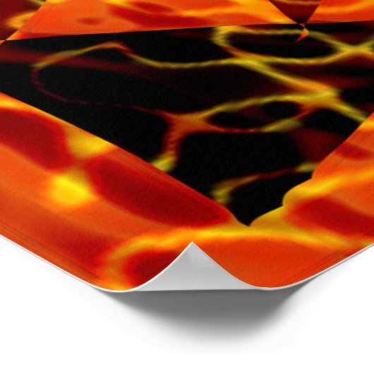 Abstraktes Portrait Poster (Ecke)