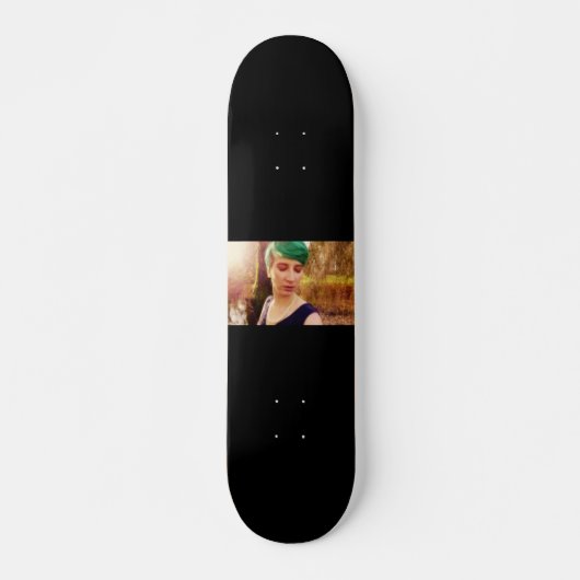 Abstraktes Portrait Skateboard (Vorne)