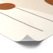 Abstraktes Portrait-Wandkunst-Set | Minimalistisch Poster (Ecke)