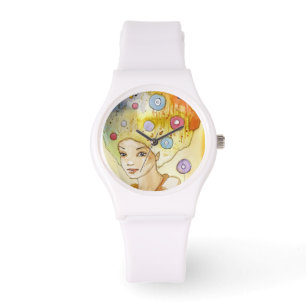 Abstraktes Porträt Armbanduhr
