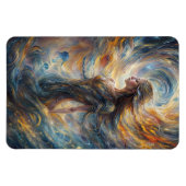 Abstraktes Porträt der ätherischen kosmischen Gött Magnet (Horizontal)