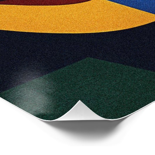 Abstraktes Porträt Poster (Ecke)