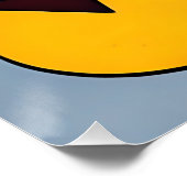 Abstraktes Porträt Poster (Ecke)